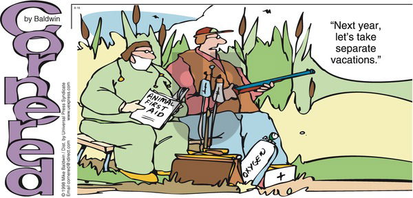Cornered on Sunday August 16, 1998 Comic Strip