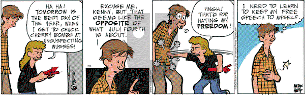 Lucky Cow on Monday July 3, 2006 Comic Strip