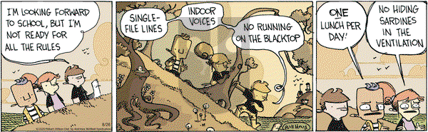 Wallace the Brave on Wednesday August 26, 2020 Comic Strip
