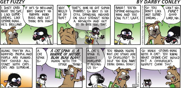 Get Fuzzy on Sunday December 29, 2013 Comic Strip