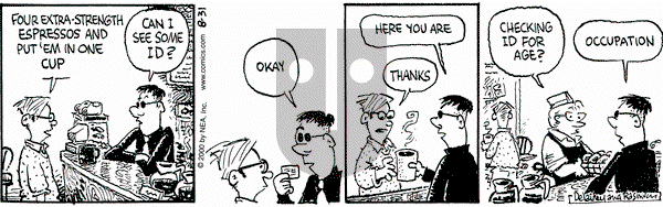 Betty on Thursday August 31, 2000 Comic Strip