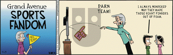 Grand Avenue on Thursday September 21, 2023 Comic Strip