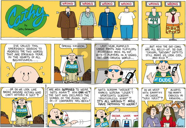 Cathy Classics on Sunday March 18, 2012 Comic Strip