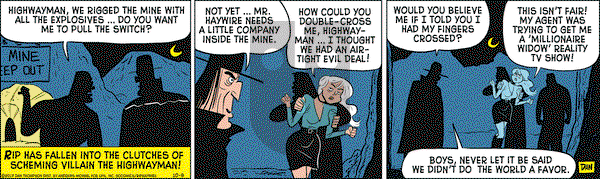 Rip Haywire on Monday October 9, 2017 Comic Strip