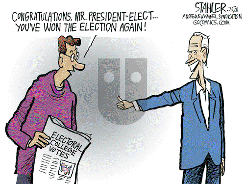 Jeff Stahler on Tuesday December 15, 2020 Comic Strip