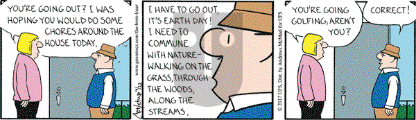 The Born Loser on Saturday April 22, 2017 Comic Strip