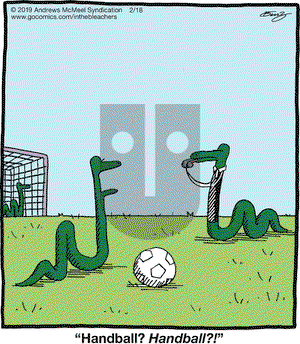 In the Bleachers on Monday February 18, 2019 Comic Strip