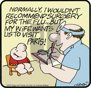 Ziggy on Wednesday June 5, 2019 Comic Strip
