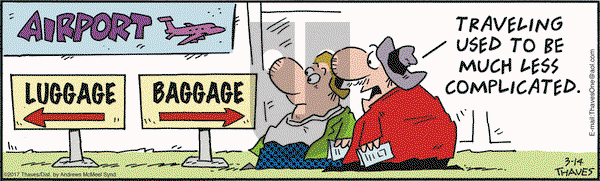 Frank and Ernest on Tuesday March 14, 2017 Comic Strip
