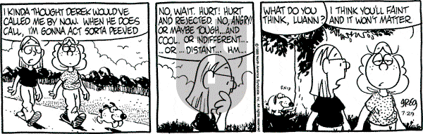 Luann on Friday July 29, 1988 Comic Strip
