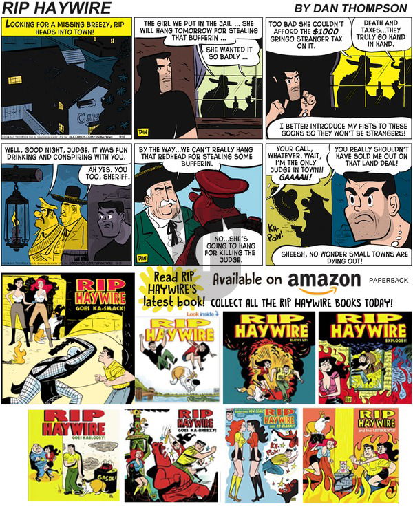 Rip Haywire on Sunday November 3, 2019 Comic Strip