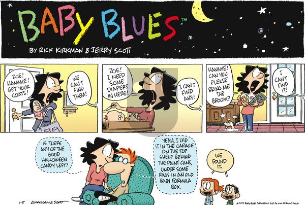 Baby Blues on Sunday January 5, 2014 Comic Strip