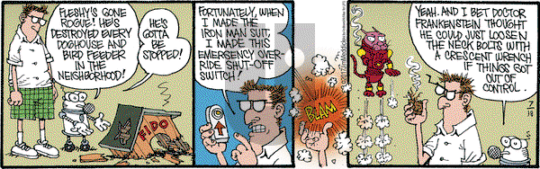 Monty on Tuesday July 18, 2017 Comic Strip