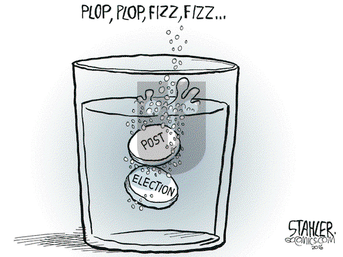 Jeff Stahler on Wednesday November 9, 2016 Comic Strip