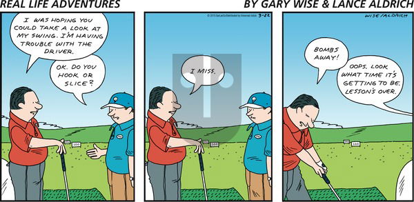 Real Life Adventures on Sunday March 22, 2015 Comic Strip