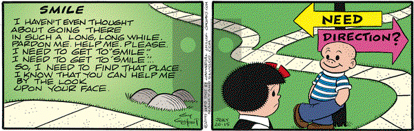 Nancy on Monday July 20, 2015 Comic Strip