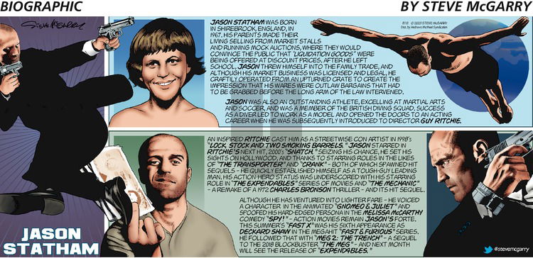 Biographic on Sunday August 13, 2023 Comic Strip