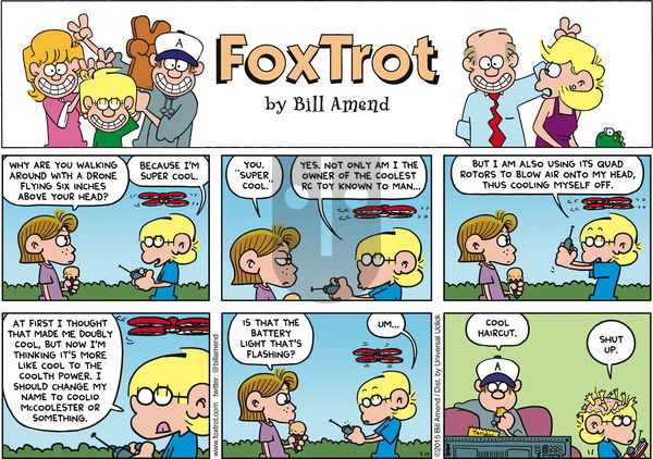 FoxTrot on Sunday July 19, 2015 Comic Strip