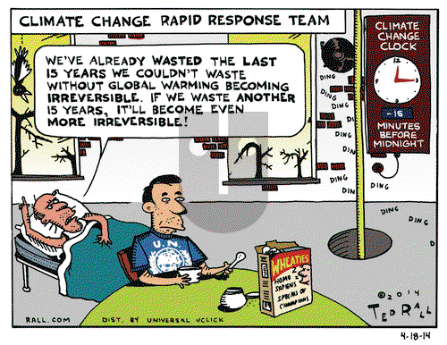 Ted Rall on Friday April 18, 2014 Comic Strip
