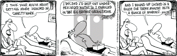 The Duplex on Monday August 28, 2000 Comic Strip