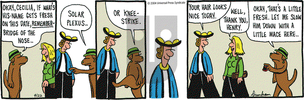Overboard on Thursday April 22, 2004 Comic Strip