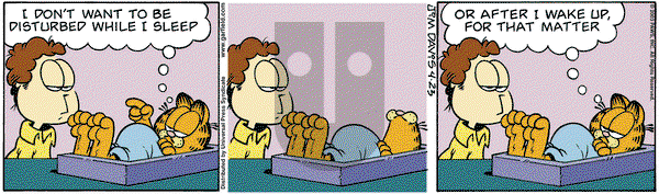 Garfield on Wednesday April 23, 2003 Comic Strip