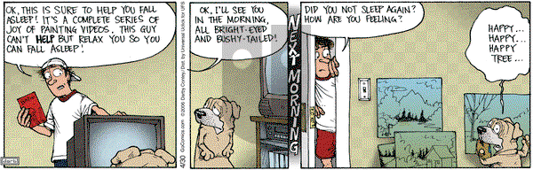 Get Fuzzy on Wednesday April 30, 2014 Comic Strip