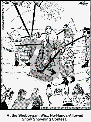 Close to Home - Tuesday February 20, 2001 Comic Strip