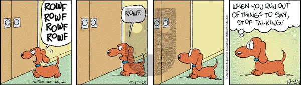 Drabble on Saturday May 17, 2025 Comic Strip