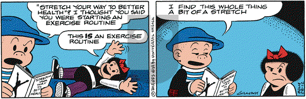 Nancy on Saturday July 28, 2012 Comic Strip