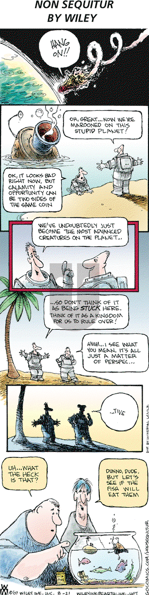 Non Sequitur on Sunday August 21, 2011 Comic Strip