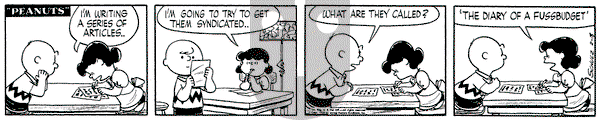 Peanuts on Friday February 18, 1955 Comic Strip