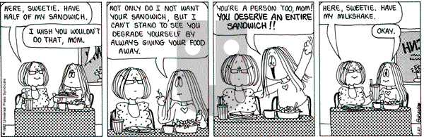 Cathy Classics on Saturday February 27, 1982 Comic Strip