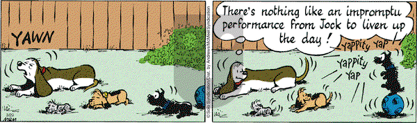 Fred Basset on Thursday March 29, 2018 Comic Strip