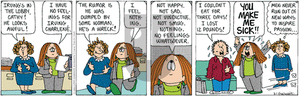 Cathy Classics on Monday March 1, 1999 Comic Strip