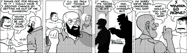 Alley Oop on Saturday October 25, 2003 Comic Strip