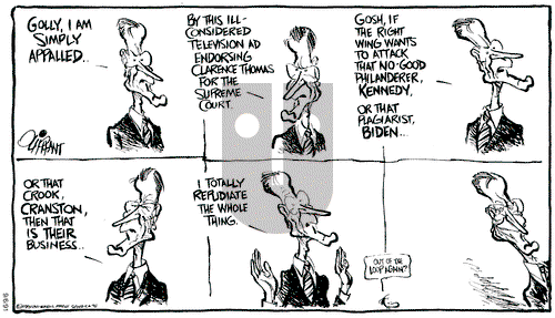Pat Oliphant on Friday September 6, 1991 Comic Strip