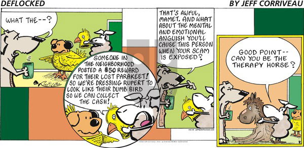 DeFlocked on Sunday October 25, 2020 Comic Strip