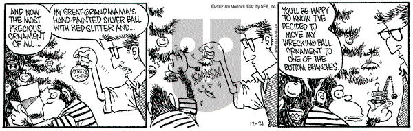 Monty on Saturday December 21, 2002 Comic Strip