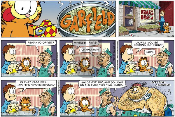 Garfield on Sunday October 26, 2003 Comic Strip