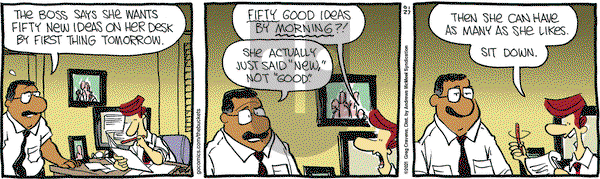 The Buckets on Wednesday January 27, 2021 Comic Strip
