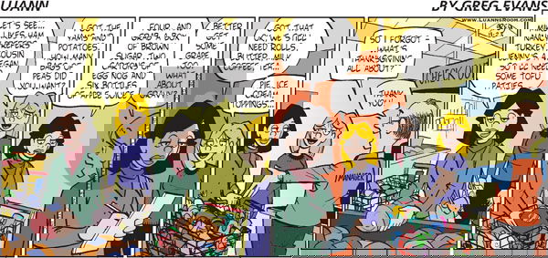 Luann on Sunday November 23, 2008 Comic Strip
