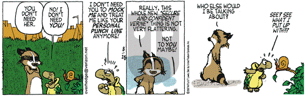Over the Hedge on Tuesday August 28, 2007 Comic Strip