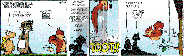 Over the Hedge on Thursday April 30, 2020 Comic Strip