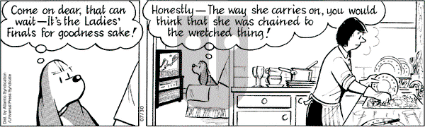 Fred Basset on Wednesday July 30, 2008 Comic Strip