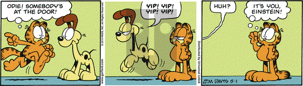 Garfield on Saturday May 1, 2010 Comic Strip