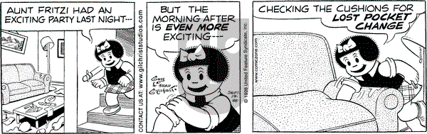 Nancy on Saturday September 19, 1998 Comic Strip