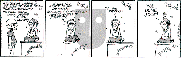 Doonesbury on Saturday November 6, 1971 Comic Strip