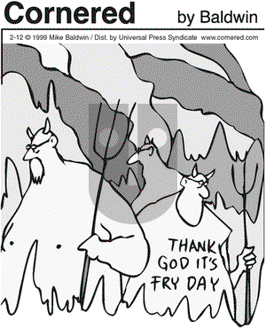 Cornered on Friday February 12, 1999 Comic Strip