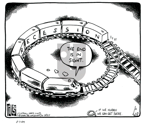 Tom Toles on Thursday May 7, 2009 Comic Strip